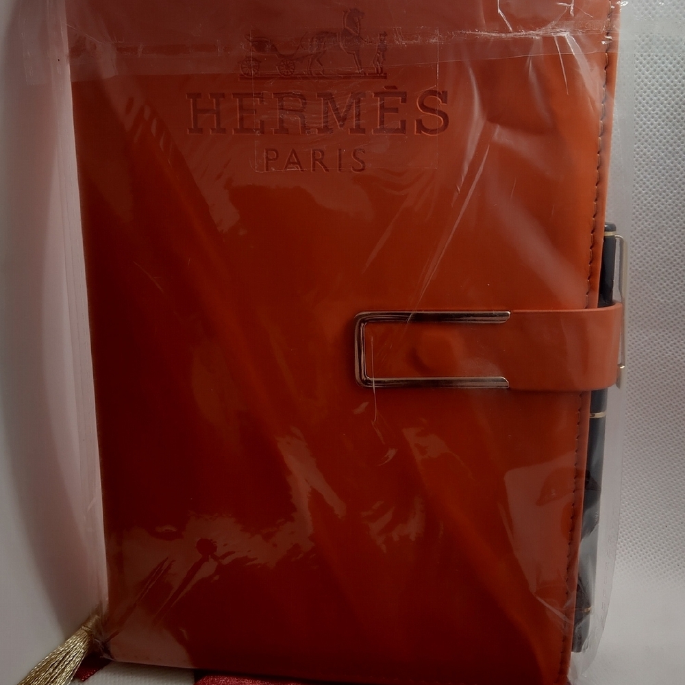 Hermes Notebook with pen